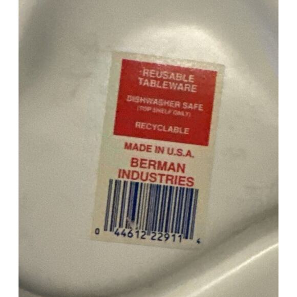 HALLOWEEN VTG Scarecrow Divided Tray Platter Pumpkin Head Crow Party Decoration - Picture 3 of 5